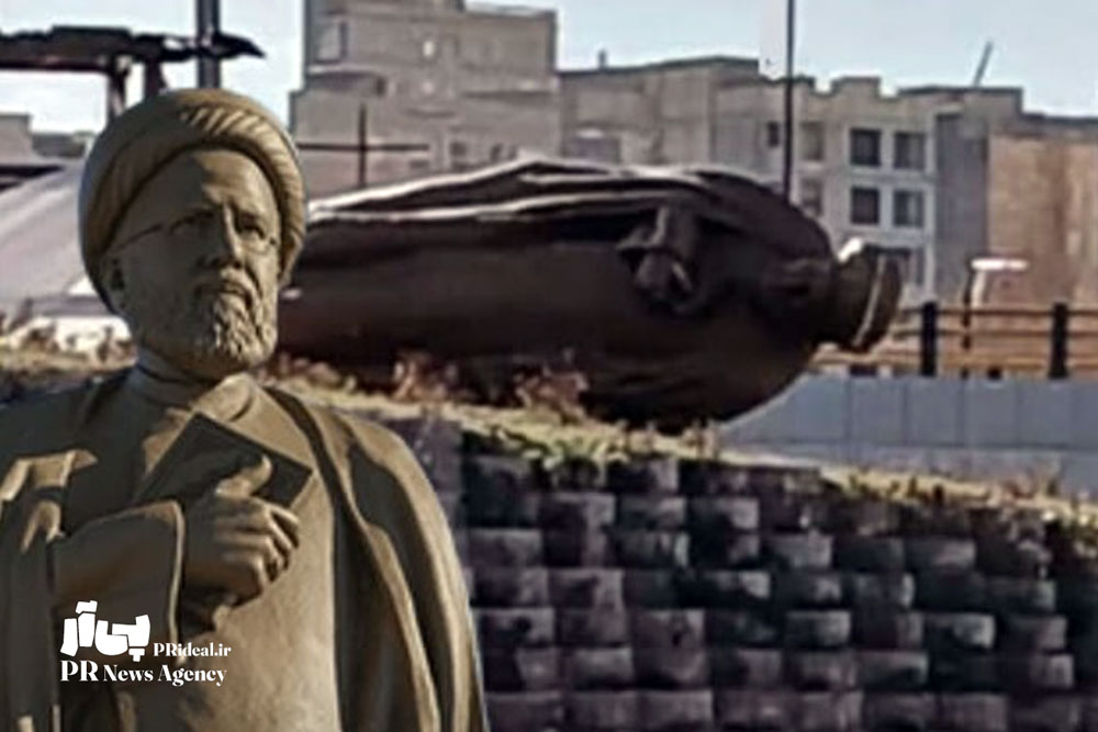پاسخ روابط‌عمومی شهرداری اردبیل به سقوط مجسمه شهیدرئیسی